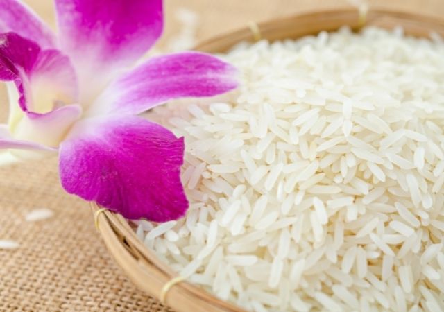 beras putih organik refill kecipir