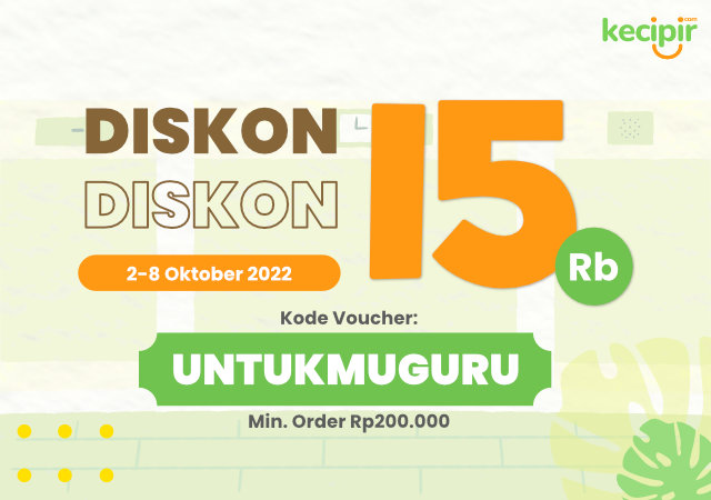 Kode Voucher UNTUKMUGURU Diskon 15ribu