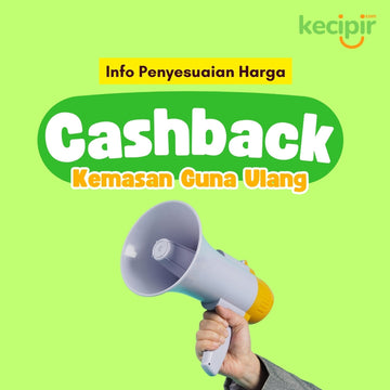 Penyesuaian Harga kemasan Guna Ulang Kecipir