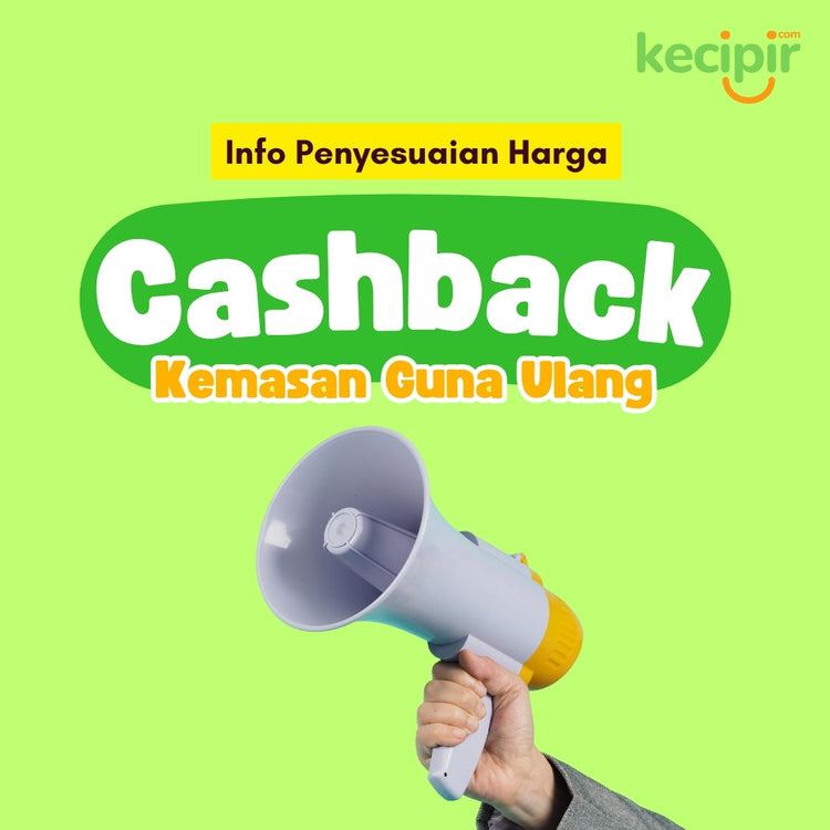 Penyesuaian Harga kemasan Guna Ulang Kecipir